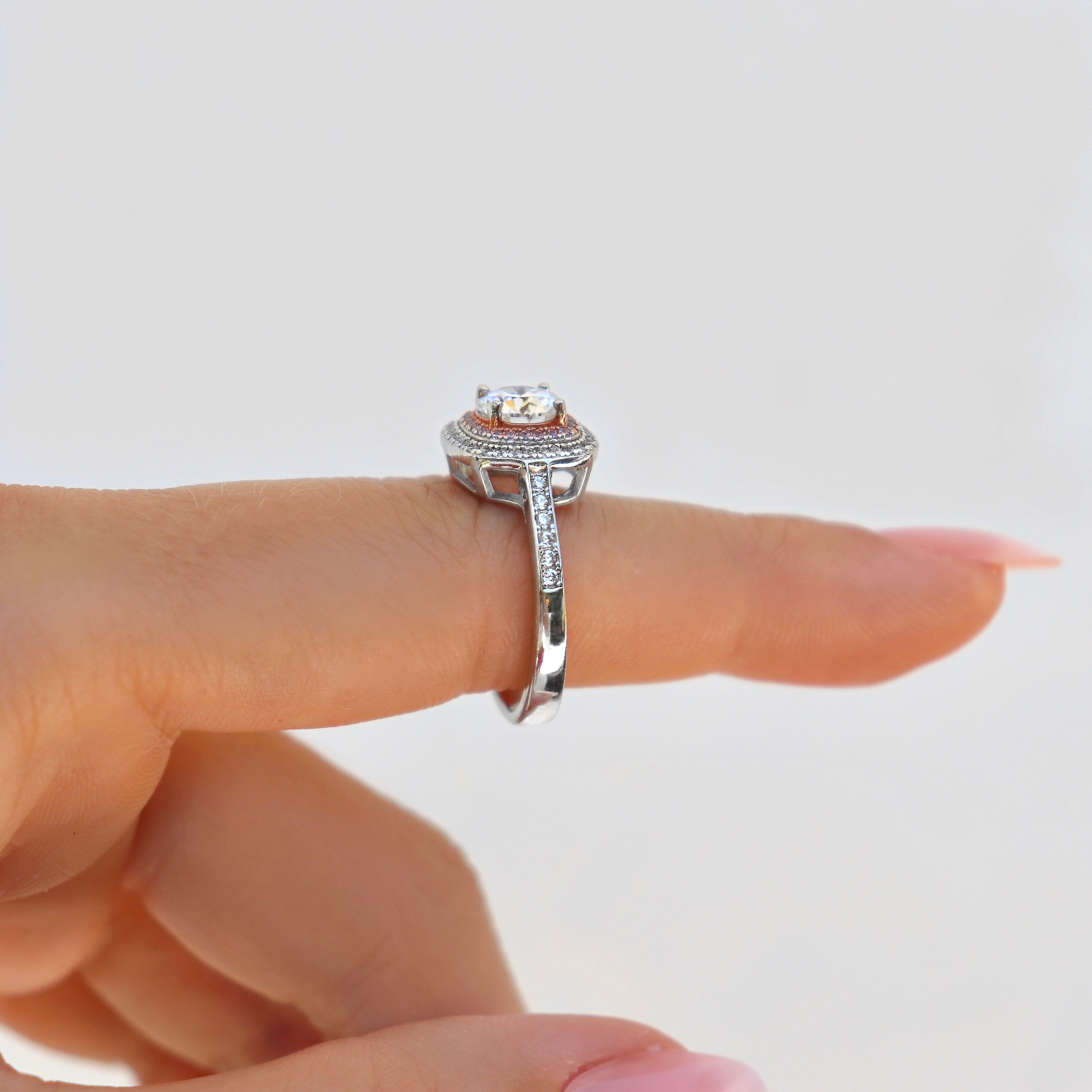 Carissa 1 CTW DEW Moissanite Ring