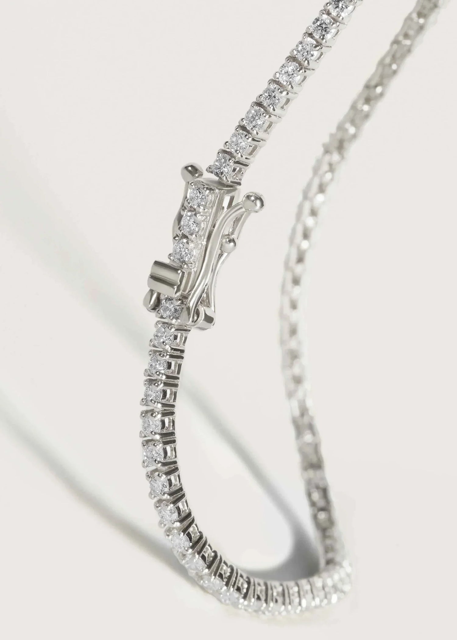 Genoveva 5MM 4 Prong Round Moissanite Tennis Bracelet