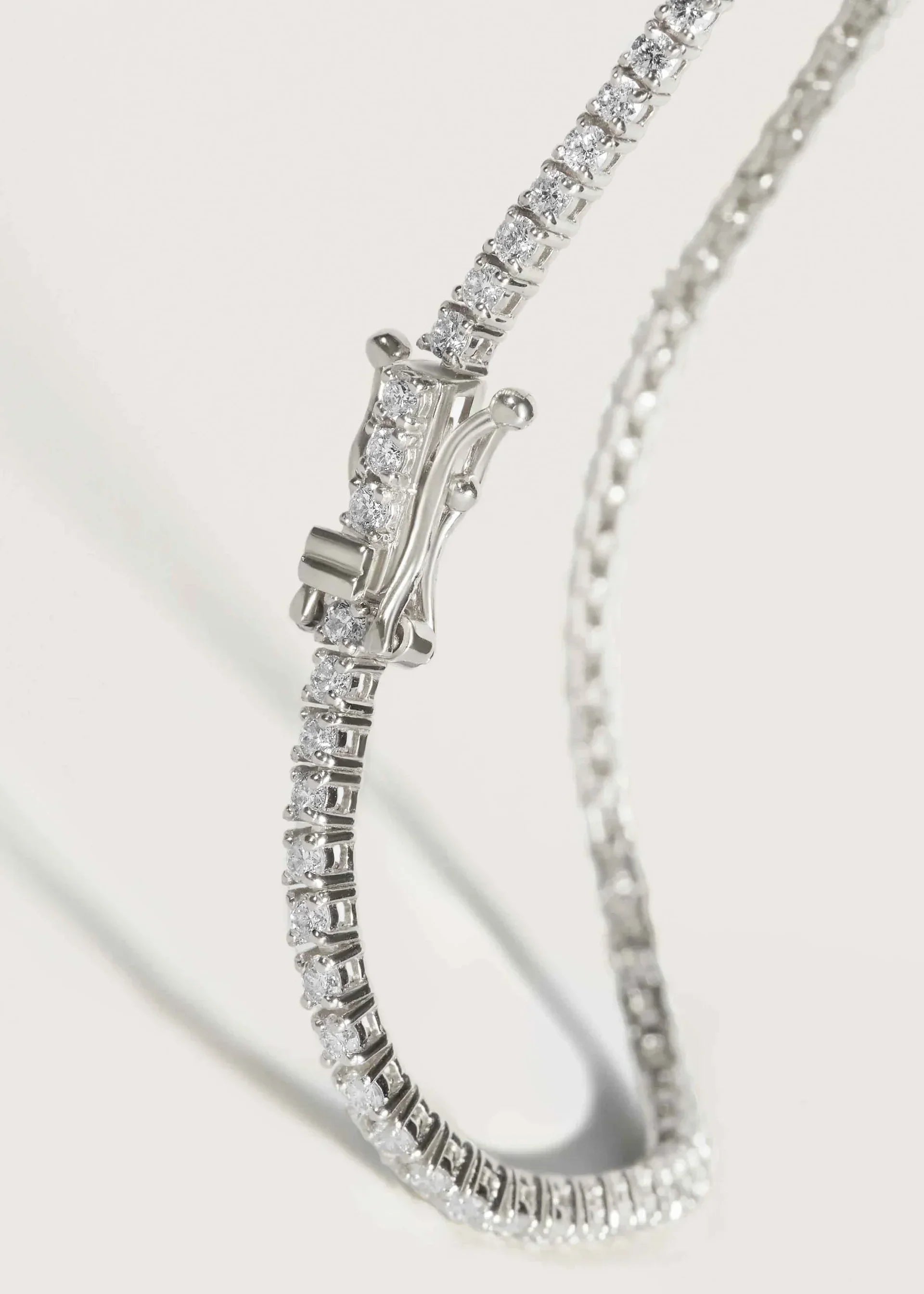 Genoveva 5MM 4 Prong Round Moissanite Tennis Bracelet