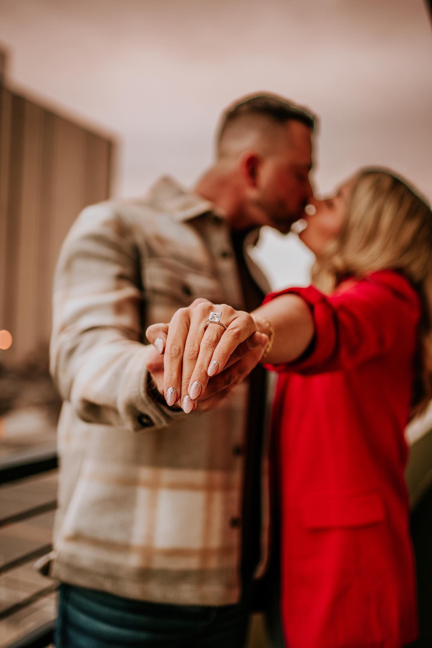 Kaydence 5.5 CTW DEW Princess Cut Moissanite Ring with Moissanite Hidden Halo and Accent Stones