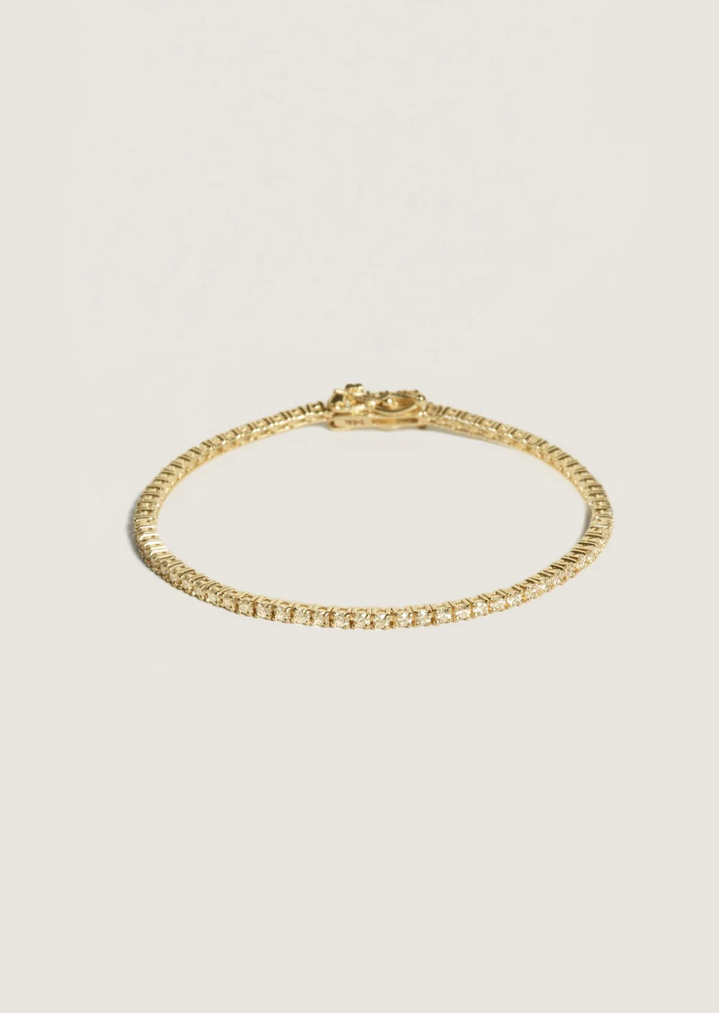 Genoveva 3MM 4 Prong Round Moissanite Tennis Bracelet