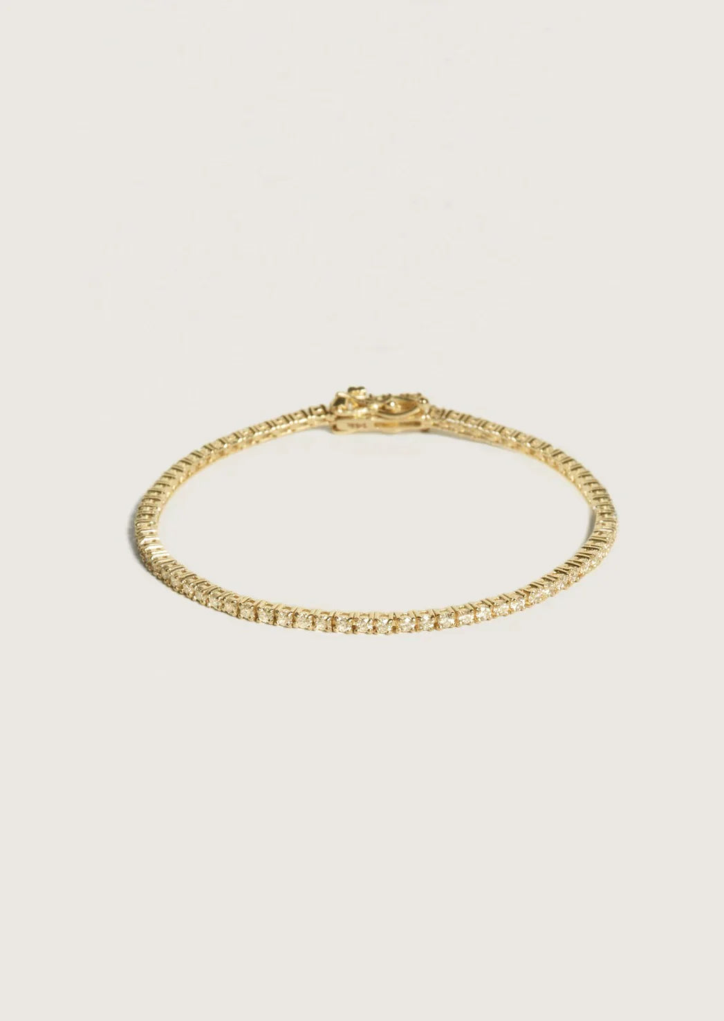 Genoveva 4MM 4 Prong Round Moissanite Tennis Bracelet