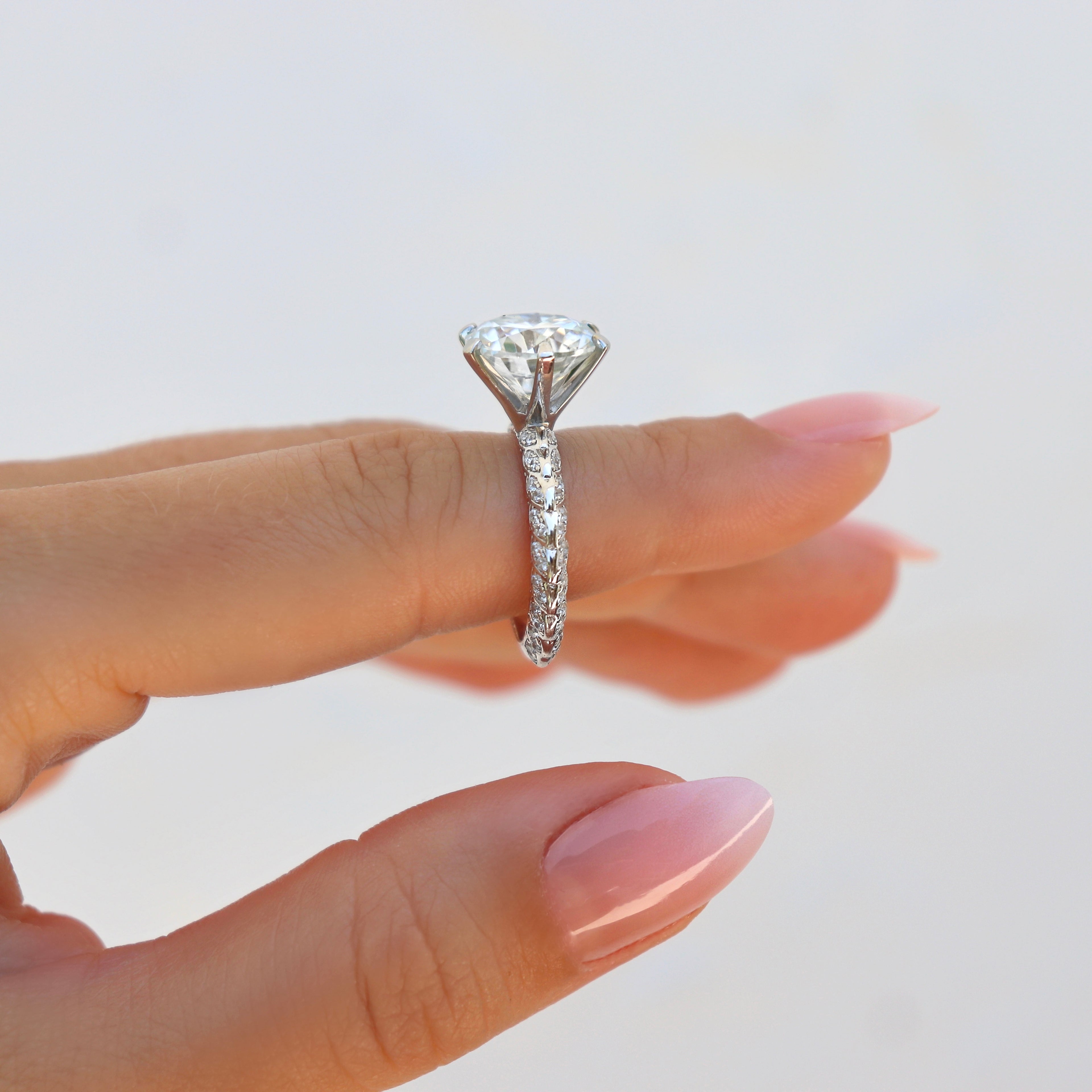 Maelynn 5 CTW DEW Moissanite Ring