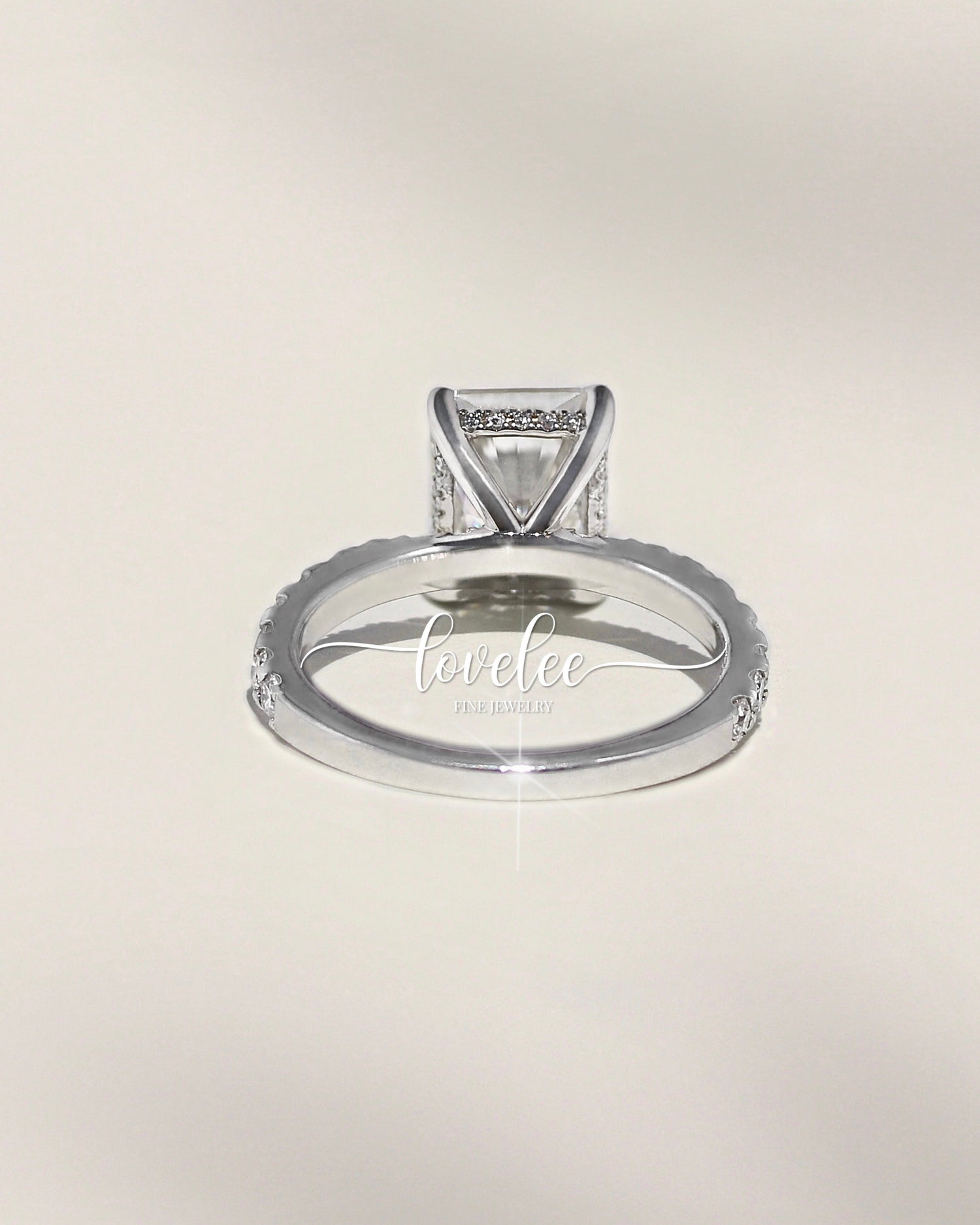 Maddie 6.5 CTW DEW Moissanite Ring - Silver