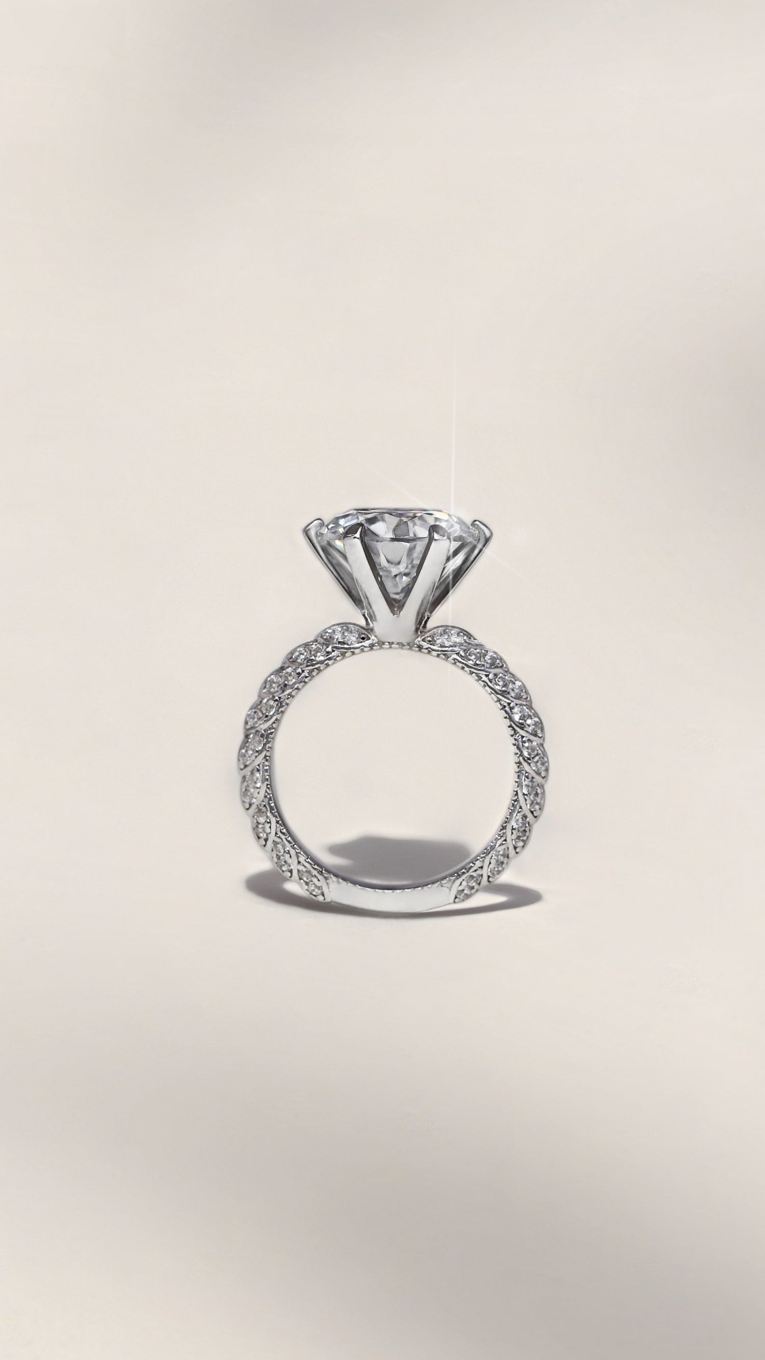 Maelynn 5 CTW DEW Moissanite Ring