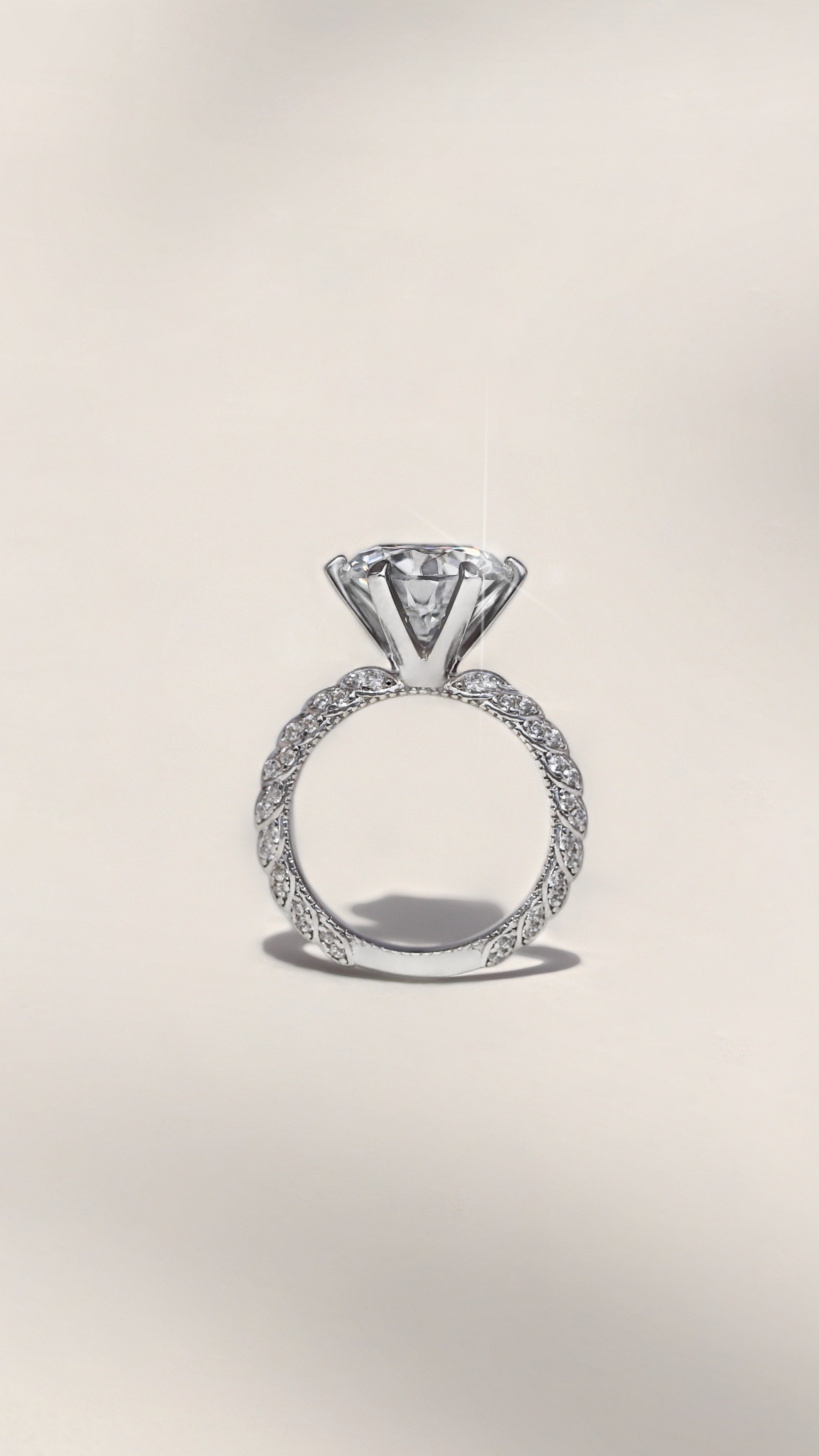 Maelynn 5 CTW DEW Moissanite Ring