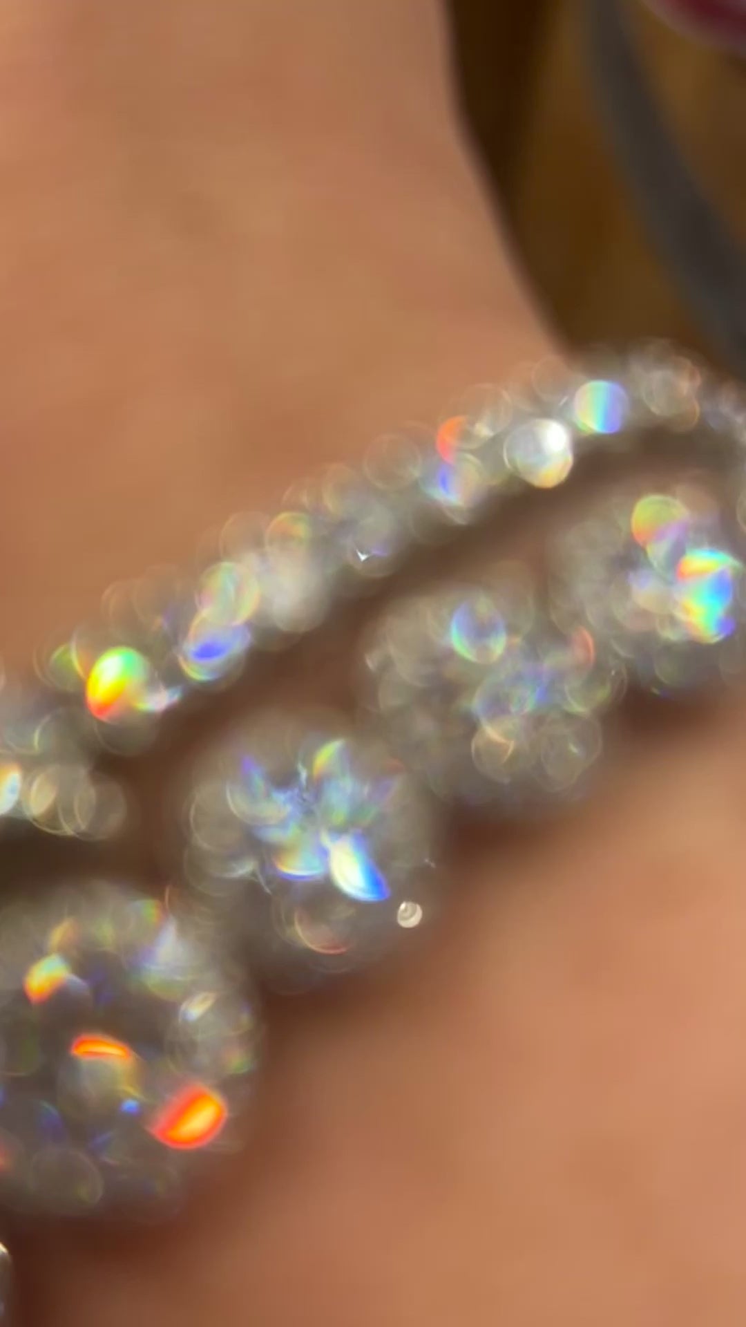 Genoveva 3MM 4 Prong Round Moissanite Tennis Bracelet