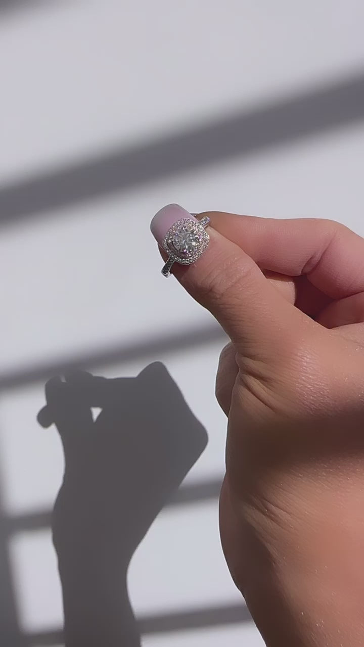 Carissa 1 CTW DEW Moissanite Ring