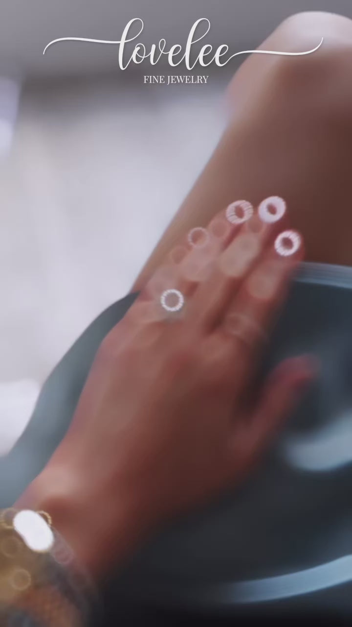 Emily 2 CTW DEW Brilliant Cut Round Moissanite Ring