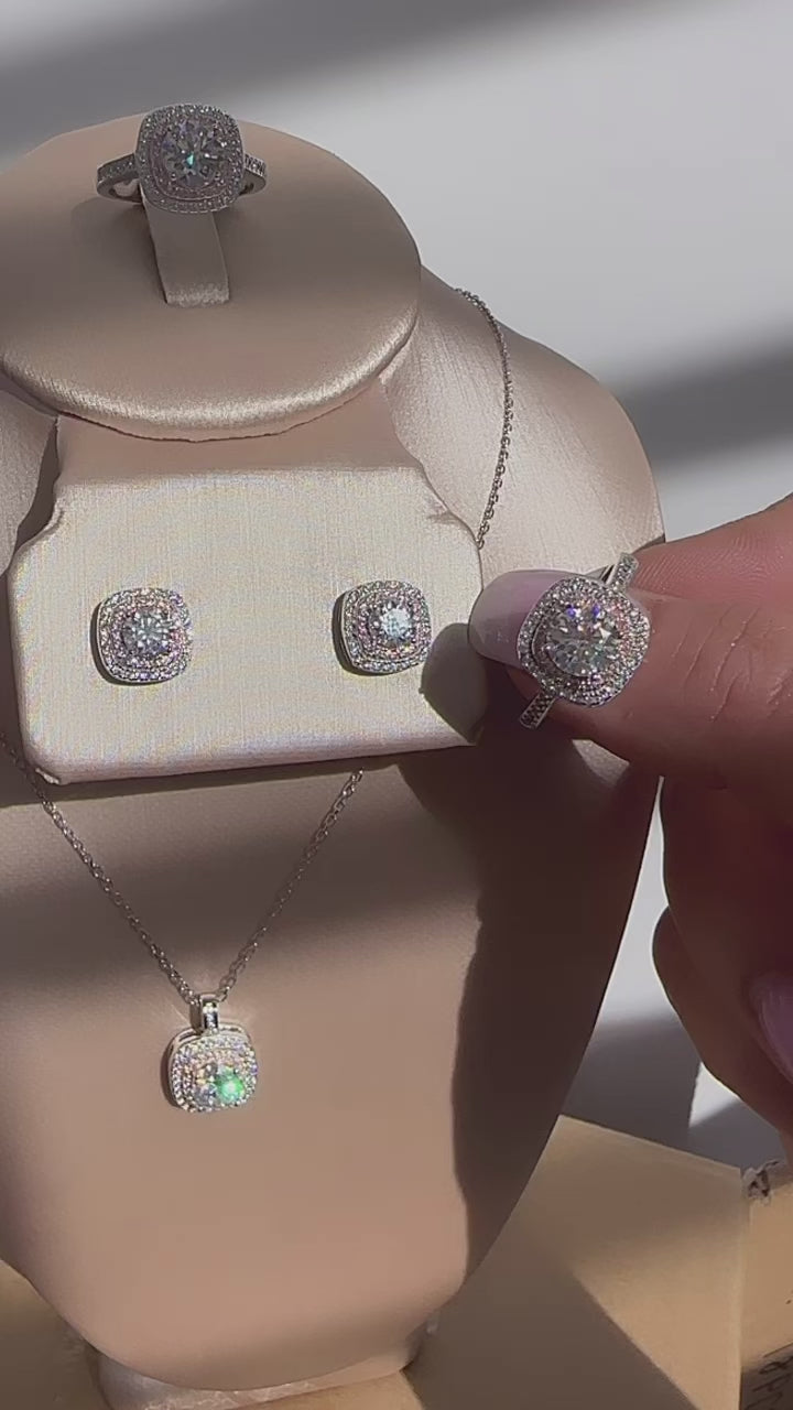 Carissa 1 CTW DEW Moissanite Ring