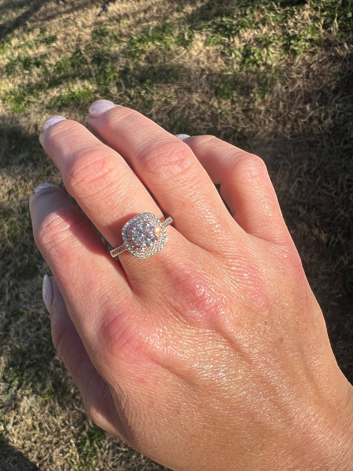 Carissa 1 CTW DEW Moissanite Ring