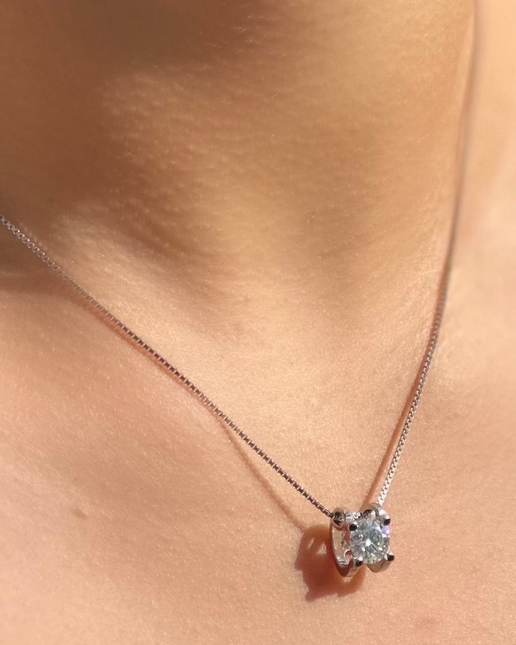 Kimberly 2CTW DEW Moissanite Chain Necklace