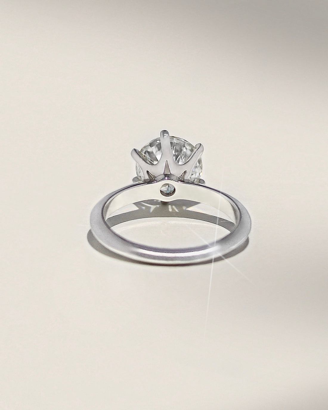 Billy Jo 3 CTW DEW Round Solitaire Moissanite Ring