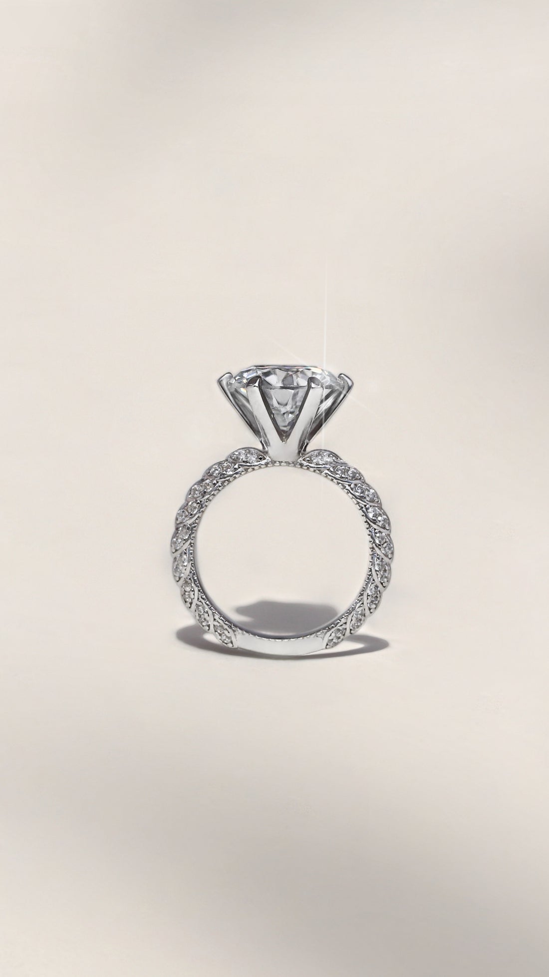 Maelynn 5 CTW DEW Moissanite Ring