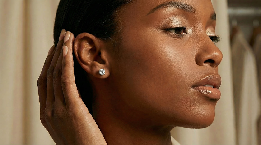 Chandler 2CTW 4 Prong Brilliant Cut Round Studs (1CT each)