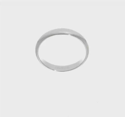 Baker Solid Sterling Stackable Band - 4mm