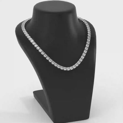 Delaney Moissanite Tennis Necklace