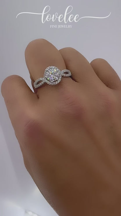 Jadyn 1 CTW DEW Moissanite Ring