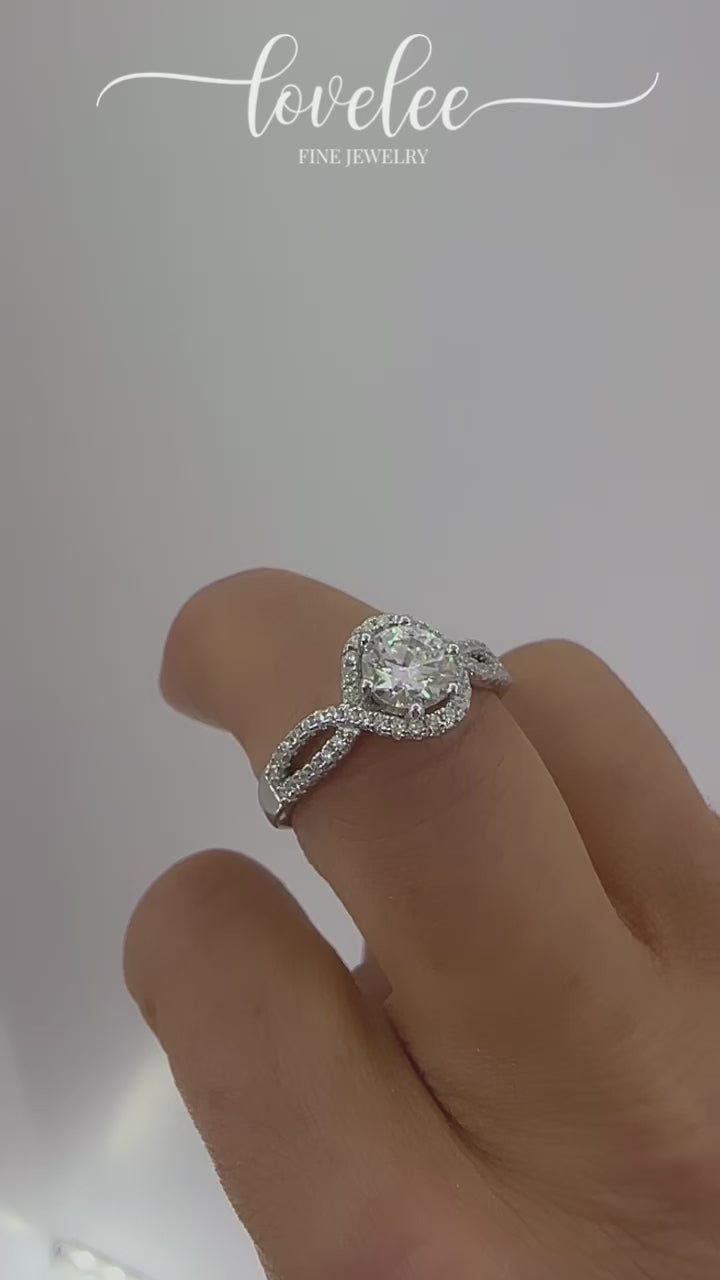 Jadyn 1 CTW DEW Moissanite Ring