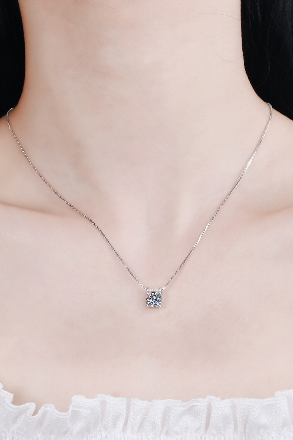 Kimberly 1 CTW DEW Moissanite Chain Necklace